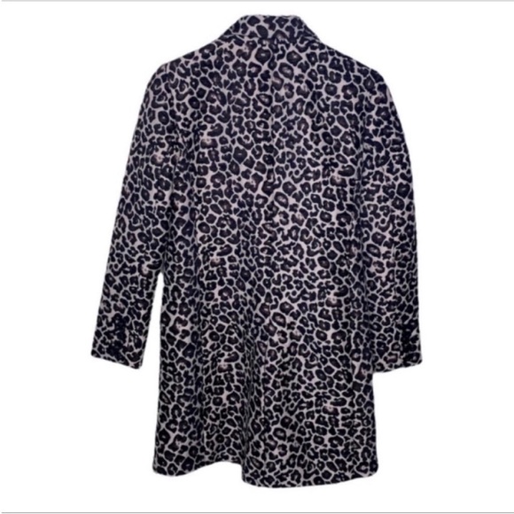 BY ANTHROPLOGIE Johanna Longline Leopard Blazer Coat NEW - Picture 6 of 10